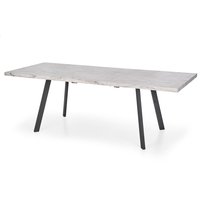 Darius spisebord uttrekkbart - Hvit/svart