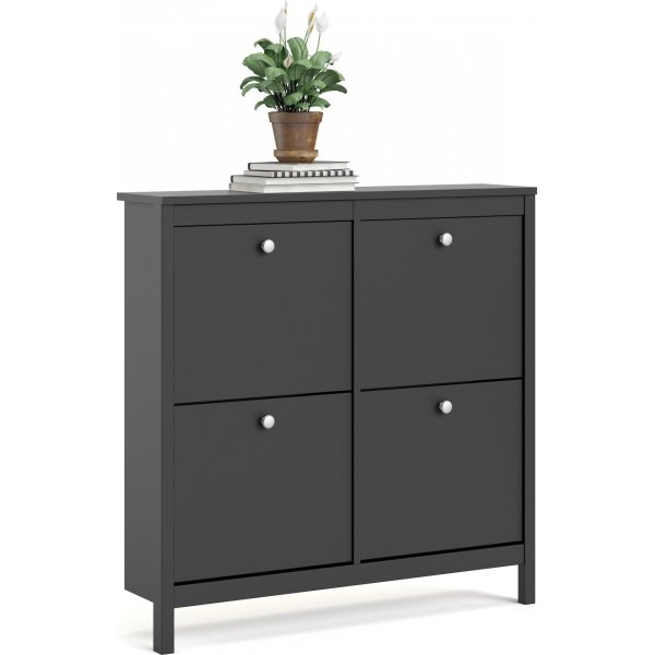 Madrid skoskap - Svart Madrid skoskap - Svart