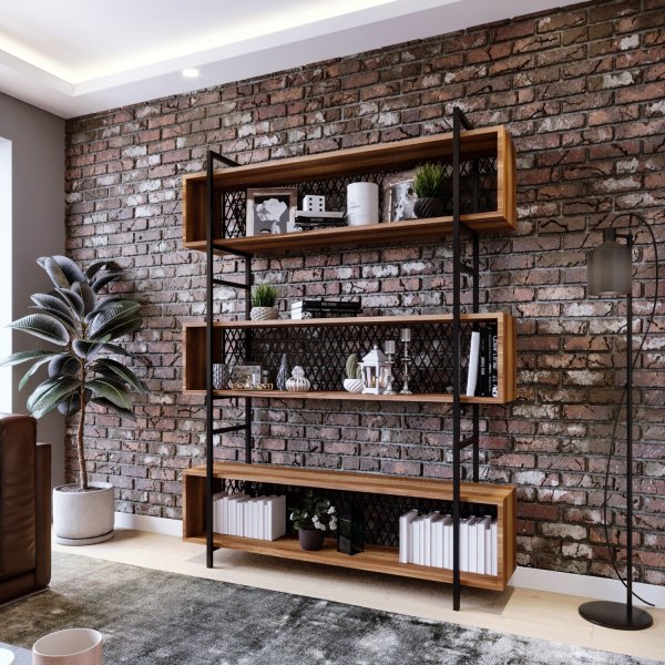 Araf bokhylle 140 cm - Valntt