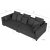 Brandy Lounge - 4-seters sofa XL (mrkegr) + Mbelpleiesett for tekstiler