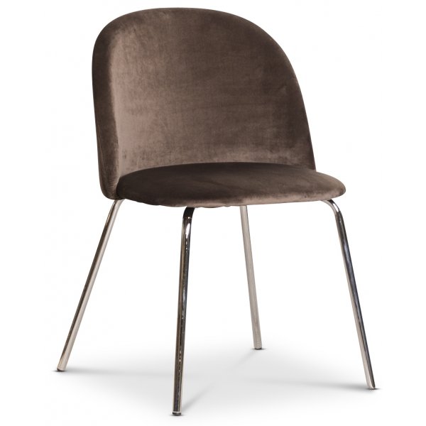 Giovani flyelsstol - Beige/krom