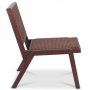 Rizz loungestol - Mahogny / Rotting + Flekkfjerner for mbler