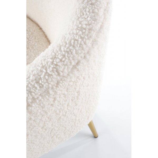 Bandera lenestol - Kremhvit/gull Bandera lenestol - Kremhvit/gull