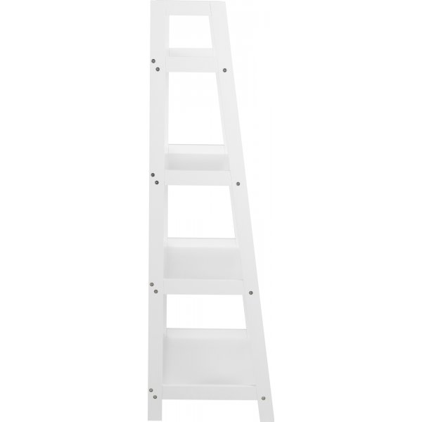 Wally stigehylle 130 cm - Hvit