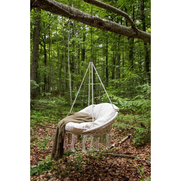 Hamtic hengestol - Hvit