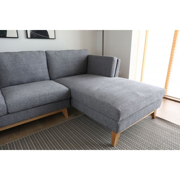 Behagelig divansofa - Grå Behagelig divansofa - Grå
