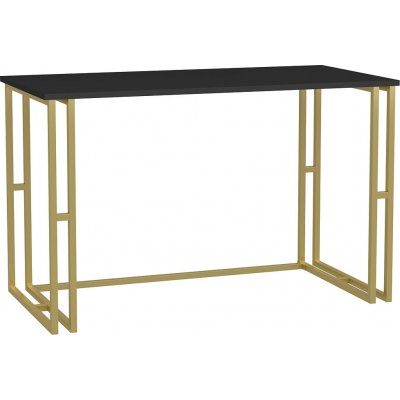 Kane skrivebord 120 x 60 cm - Gull/antrasitt
