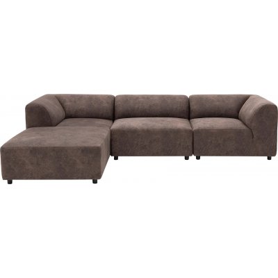 Alpha divan sofa venstre - Brun