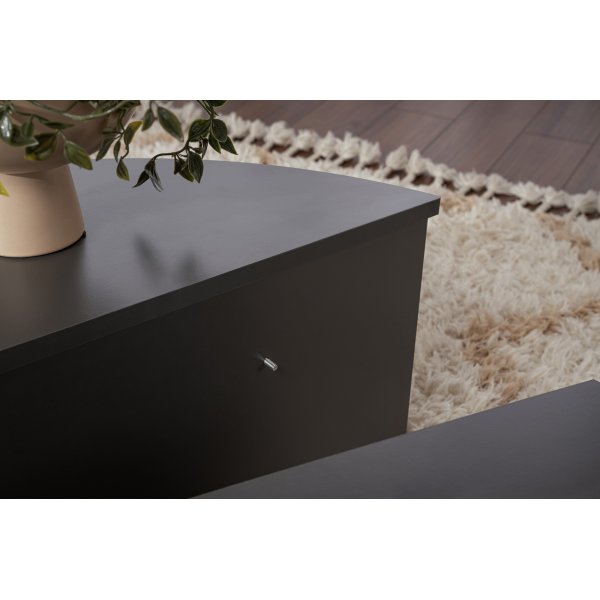 Orion salongbord 90 x 90 cm - Antrasitt Orion salongbord 90 x 90 cm - Antrasitt