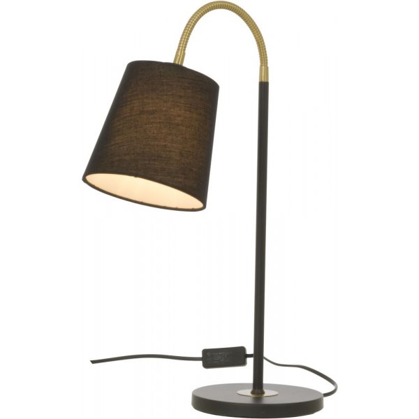 Bordlampe Ljusdal - Svart/matt messing