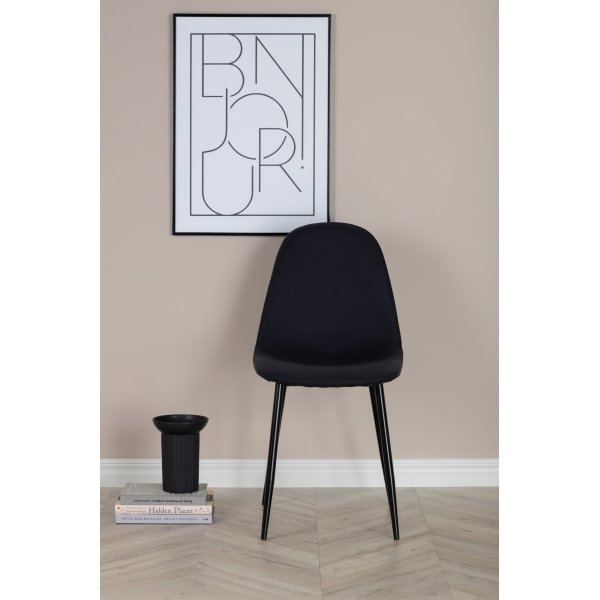 Bridge spisestol - Svart stoff Bridge spisestol - Svart stoff