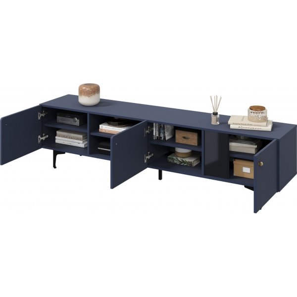 Farger media benk 200 cm - Blå Farger media benk 200 cm - Blå