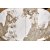 Robinson spisebord 160-200 x 90 cm - Beige marmor/cappuccino/svart