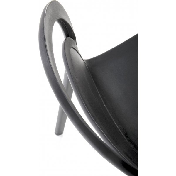 Cadeira spisestuestol 490 - Sort Cadeira spisestuestol 490 - Sort