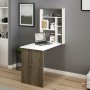 Magicbox skrivebord 77 x 58 cm - Hvit/eik