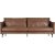 Harpan 3-seter sofa - Brun kolr + Flekkfjerner for mbler
