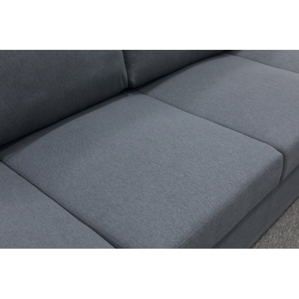 Solna mørkegrå vendbar U-sofa 367 cm + Møbelføtter Solna mørkegrå vendbar U-sofa 367 cm + Møbelføtter