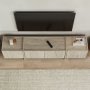 TV-stativ Lorensa 180 cm - Travertin