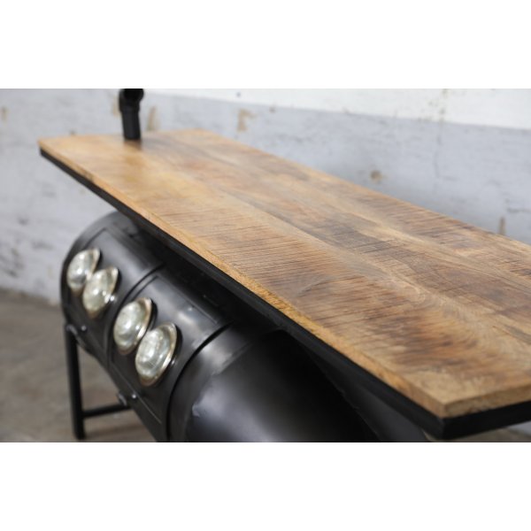 Ubt barbord - Svart/mango