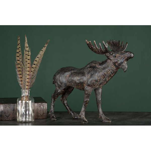 Dekorasjon Elg - Svart/brun