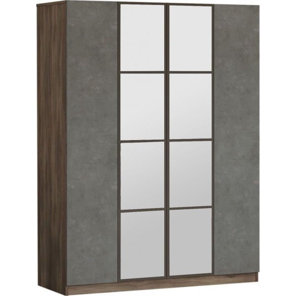 Home garderobe 2 - Brun/gr