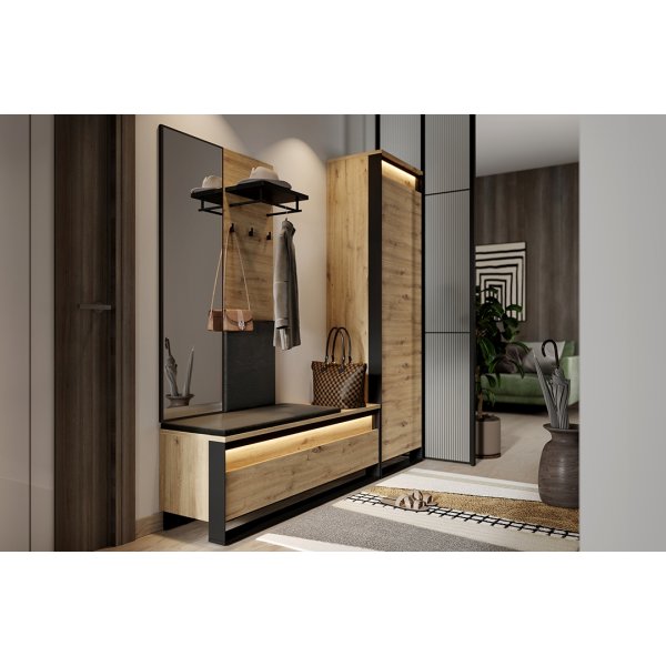 Quant smalt speil - Sort Quant smalt speil - Sort