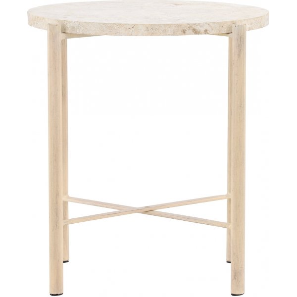 Sandhamn salongbord Ø40 cm - Beige Sandhamn salongbord Ø40 cm - Beige