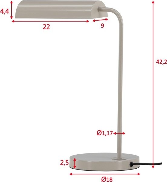 Munnspill bordlampe - Beige Munnspill bordlampe - Beige