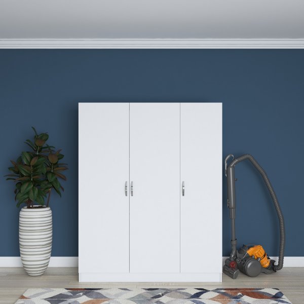 Baden garderobe 5 - Hvit