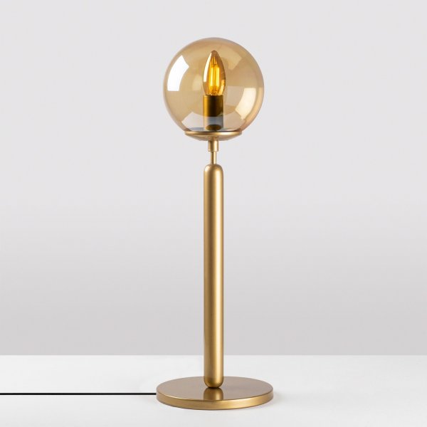 King bordlampe, klar - Vintage