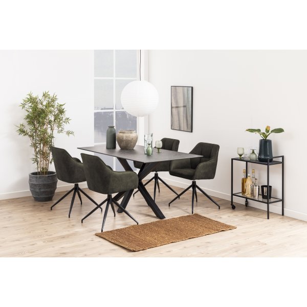 Brenda lenestol - Olivengrnn