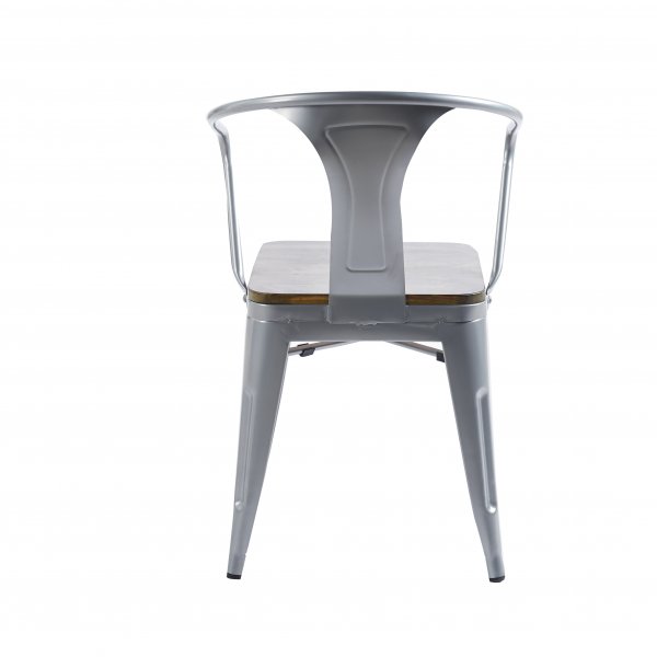 Iris metall lenestol med tresete Iris metall lenestol med tresete