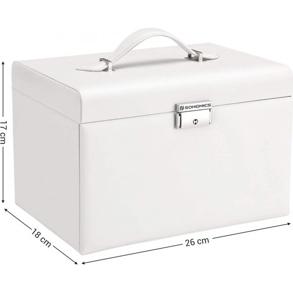 Carat smykkeskrin - Hvit