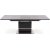 Martin spisebord 160-200 x 90 cm - Mrk gr/svart