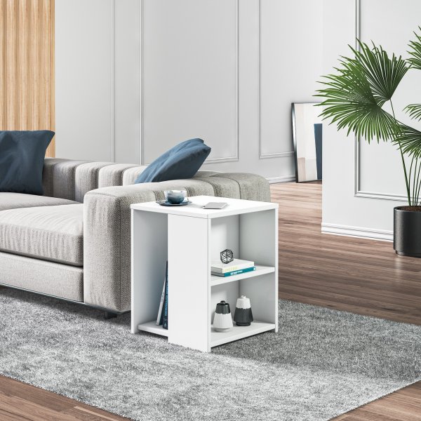 Romina sidebord - Hvit