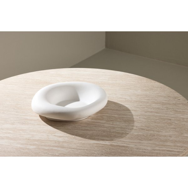 H�r�n sofabord �80 - Beige travertin