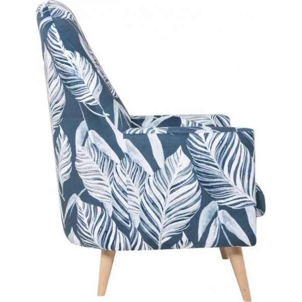 Emilly lenestol - Blå/hvit Emilly lenestol - Blå/hvit