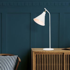 Sivani bordlampe 2 - Hvit