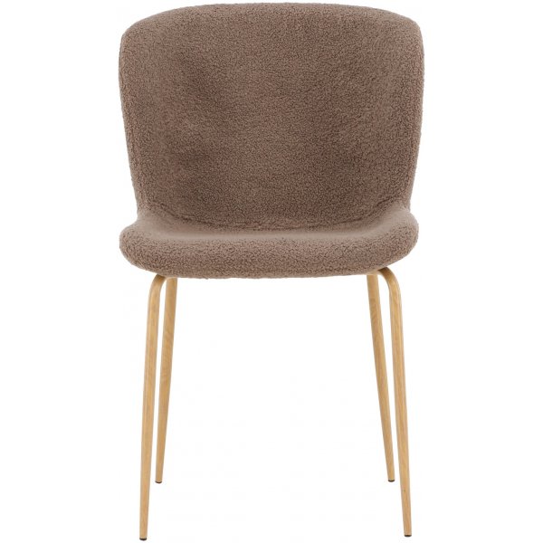 Modesto spisestol - Brun boucle Modesto spisestol - Brun boucle