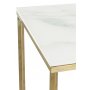 Palasso konsollbord - Messing/lys marmorering