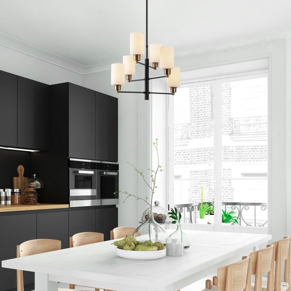 Arve taklampe 10175 - Sort/antikk/hvit Arve taklampe 10175 - Sort/antikk/hvit