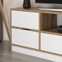 Elina TV-stativ - Hvit/brun
