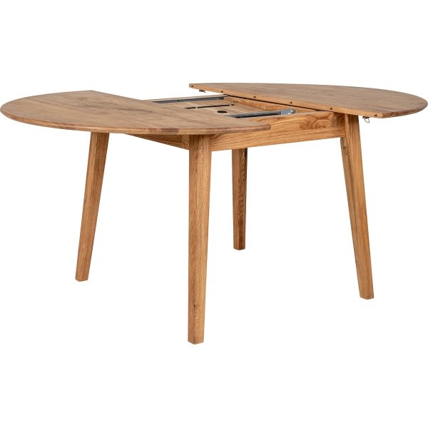 Metz spisebord 118-158 x 118 cm - Oljet eik