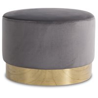 Sittepuff Isabelle 50 cm - Gr/Messing