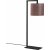 Profil bordlampe - Brun/svart