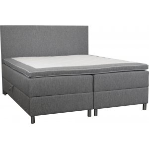 Seng 180x200 cm med oppbevaring grå boksseng Seng 180x200 cm med oppbevaring grå boksseng