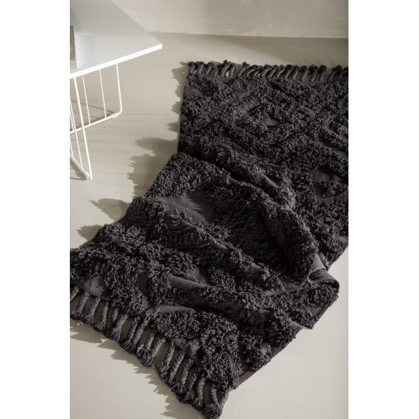 Kleva bomullsteppe - Mørk grå Kleva bomullsteppe - Mørk grå