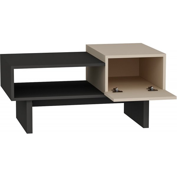 Frank salongbord 100 x 60 cm - Beige/antrasitt Frank salongbord 100 x 60 cm - Beige/antrasitt