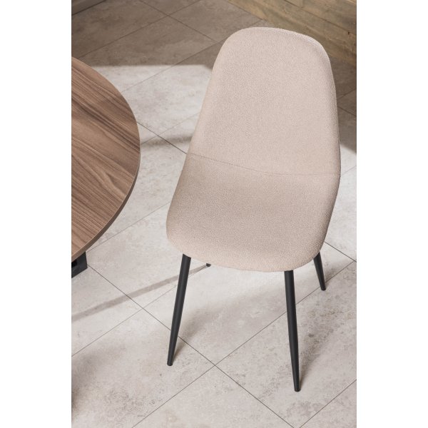 Bridge spisestol - Beige boucle Bridge spisestol - Beige boucle