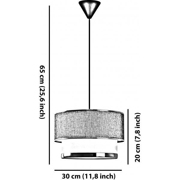 Echo taklampe - Krem Echo taklampe - Krem